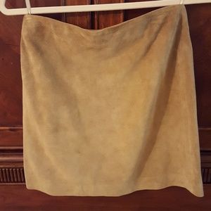 Banana Republic Suede Mini Skirt